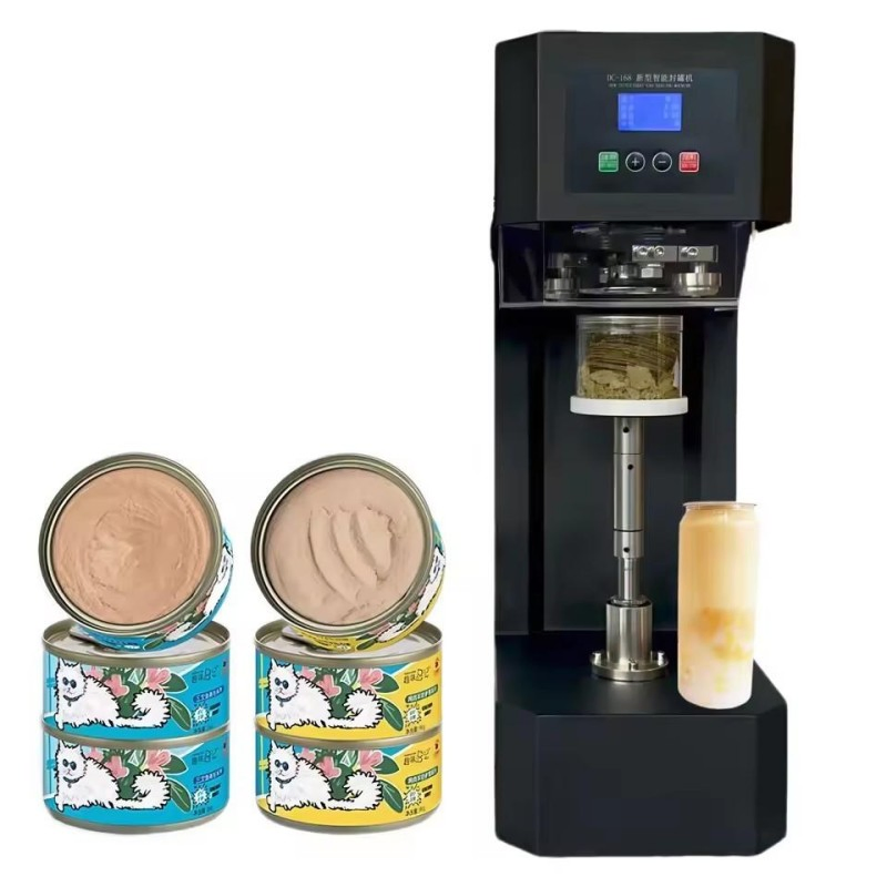 Full Automatic Model Intelligent Paper Bowl Seamer Non-Rotary Model Can Sealing Machine Using in Sealing Cans for Drinks