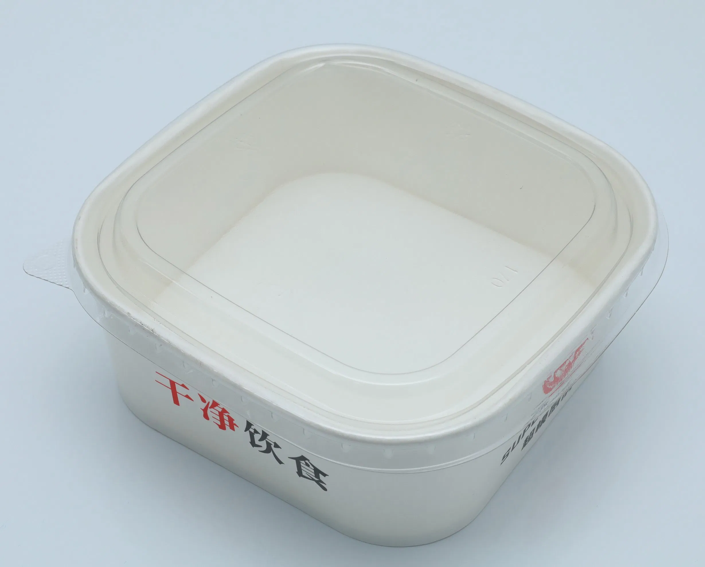 Disposable Box Cup Square Salad Soup Bowl Making Machine Paper Food Packing Containers Forming Machinery