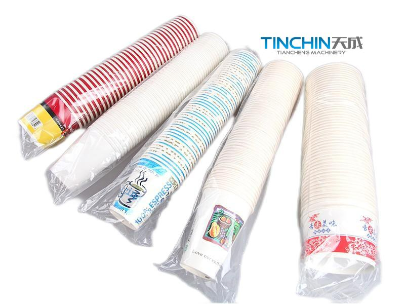 Automatic High Speed Disposable Plastic Paper Cup Bowl Container Packing Machine