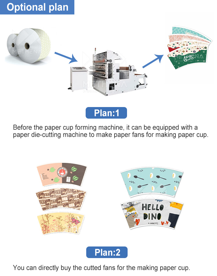 Small Business New Paper Product Make 210 Ml-250ml Cartoon High Speed Paper Cup Machine for Sale