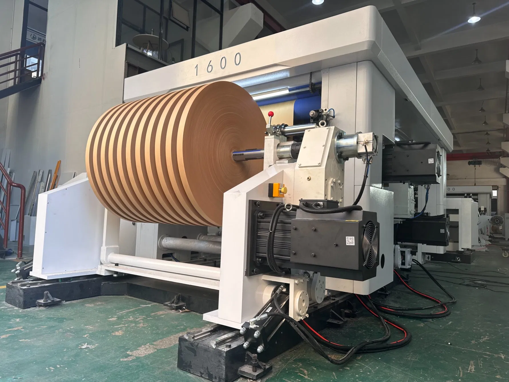 High Speed PE Coated Paper Roll to Rolls Slitting Rewinding Machine for Food Bowls