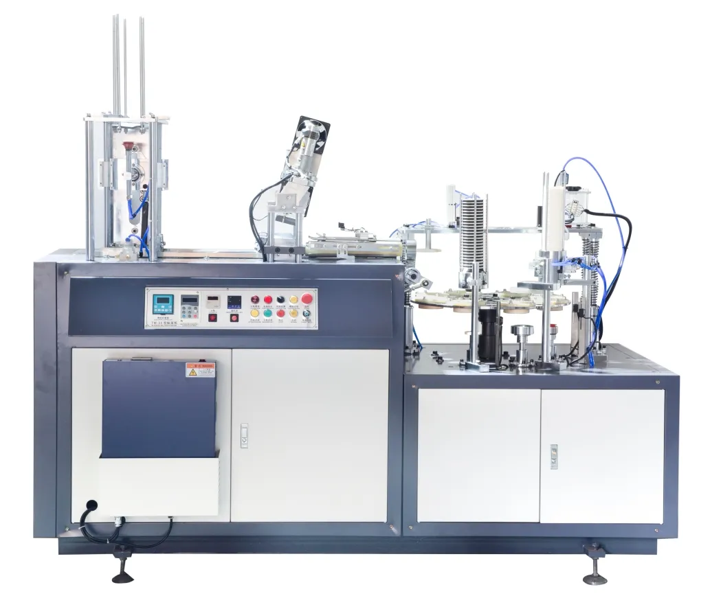 Low-Speed Double Wall Paper Cup Sleeve Machine