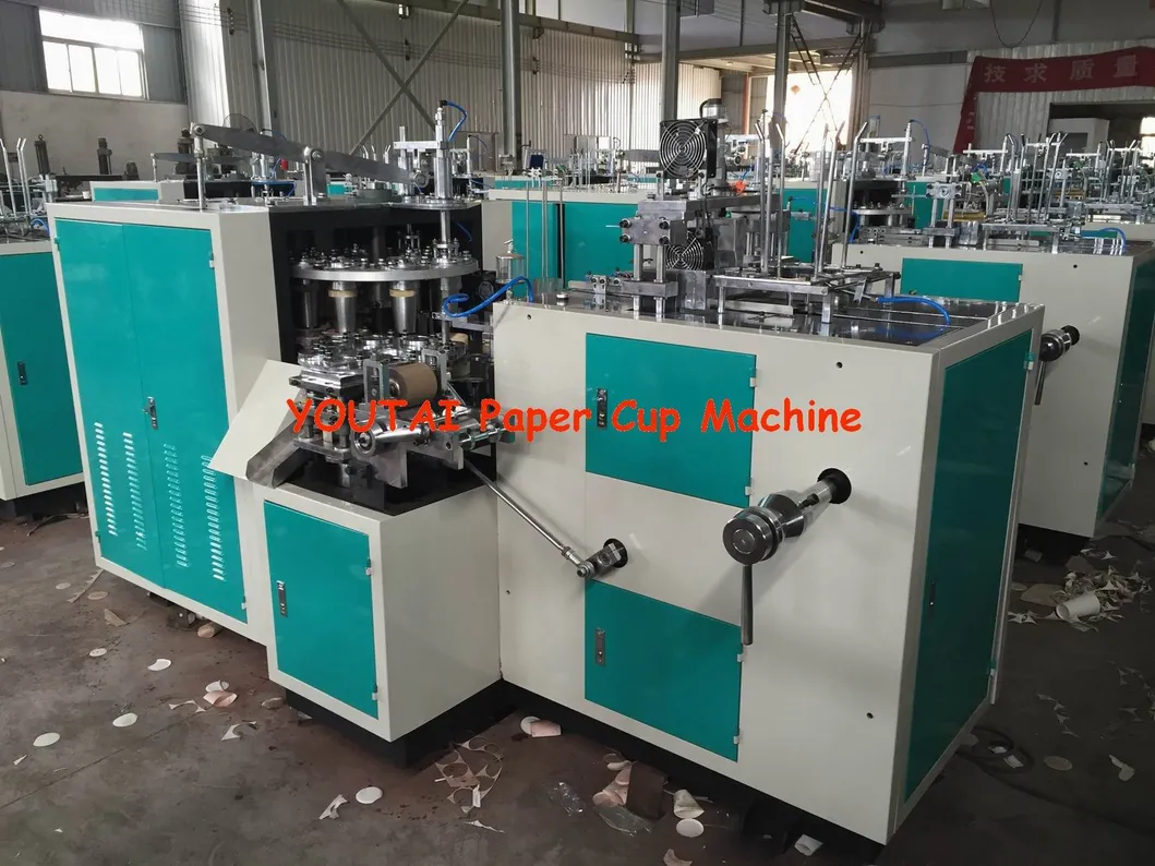 Full Automatic High Speed Gear System Open Cam Paper Cup Machine