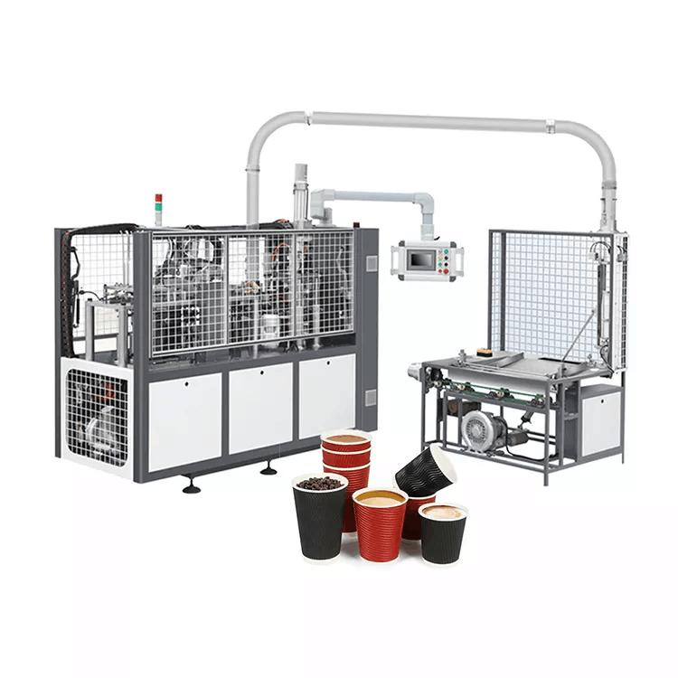 Disposable Automatic Double Wall Paper Cup Making Machine Price Ripple Coffee Paper Cup Forming Machine