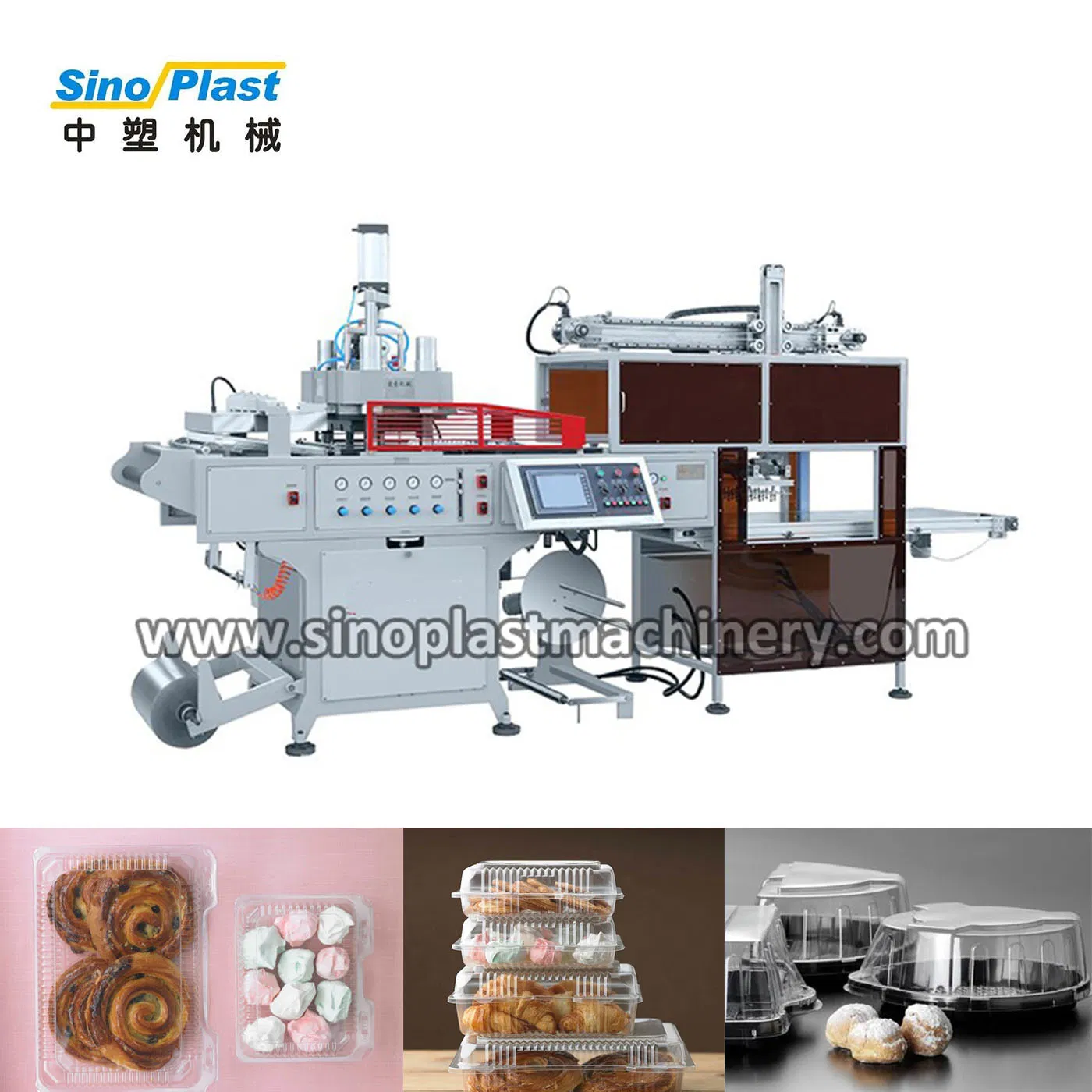 Coffee Cup Paper Cup Plastic Cup Lid Cover Tray Plate Container Clamshell Package Thermoforming Forming Making Machine