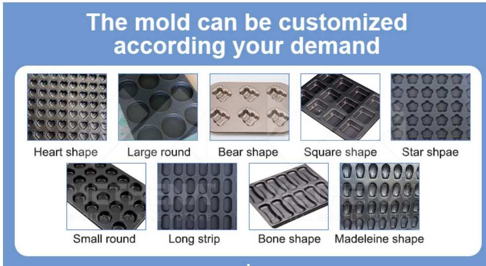 Ligne De Production De Muffin Semi-Industrial Bakery Tiny Sponge Cake Pie Production Machine Full Line of Cake Oven