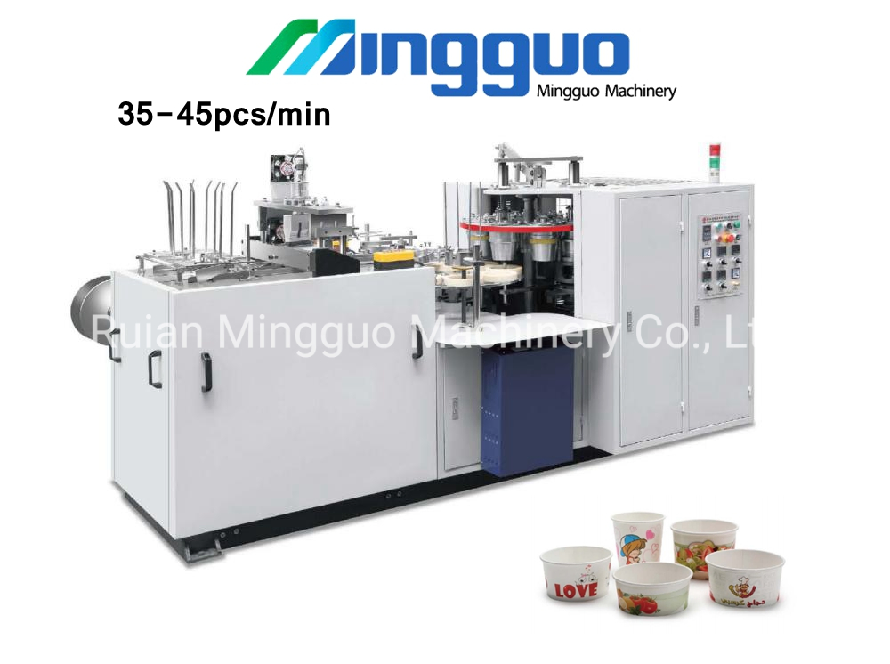 Mg-X35 Disposable Round Paper Box Bowl Making Machine for Fast Food Salad Noodle Paper Bowl Machine with Low Price