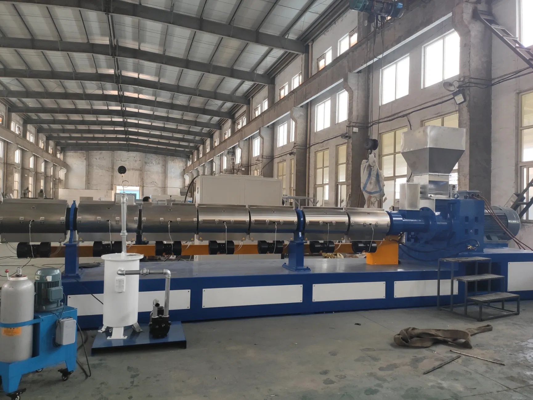Fully Automatic Waste Plastic Recycling Line for PP PE Pipe Pellet