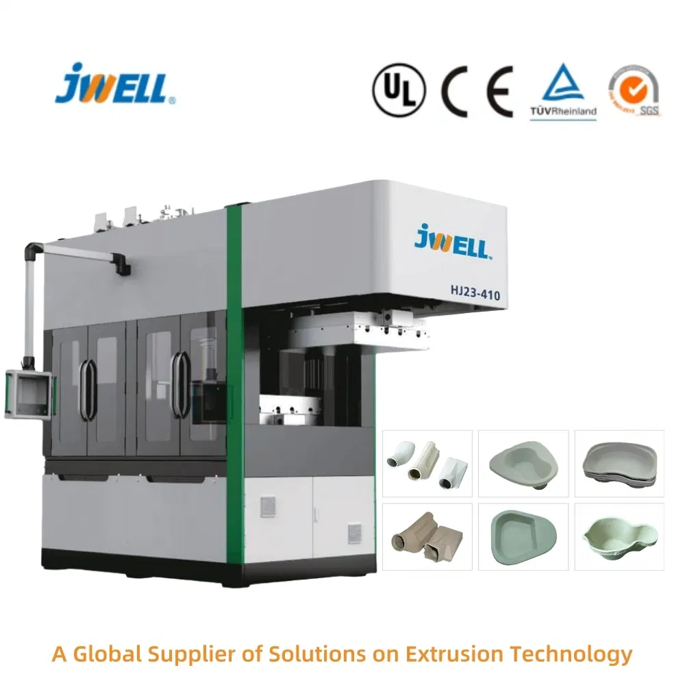 Jwell Good Price Semi Automatic Sugarcane Bagasse Paper Pulp Molding Tableware Making Machine for Take Away Plate Lunch Box Bowl Tray Cup Lid Plate Clamshell