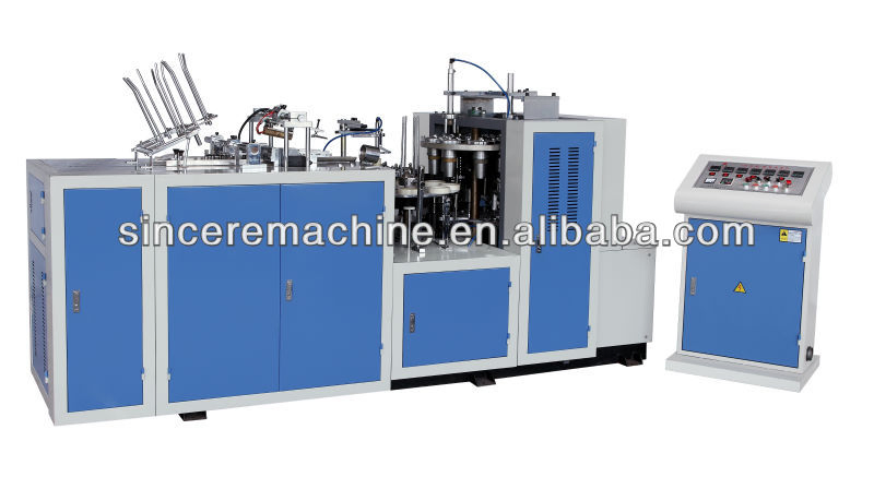 Zb-Nb Automatic Paper Cup with Handle Making Machine with Speed 50 PCS/Min