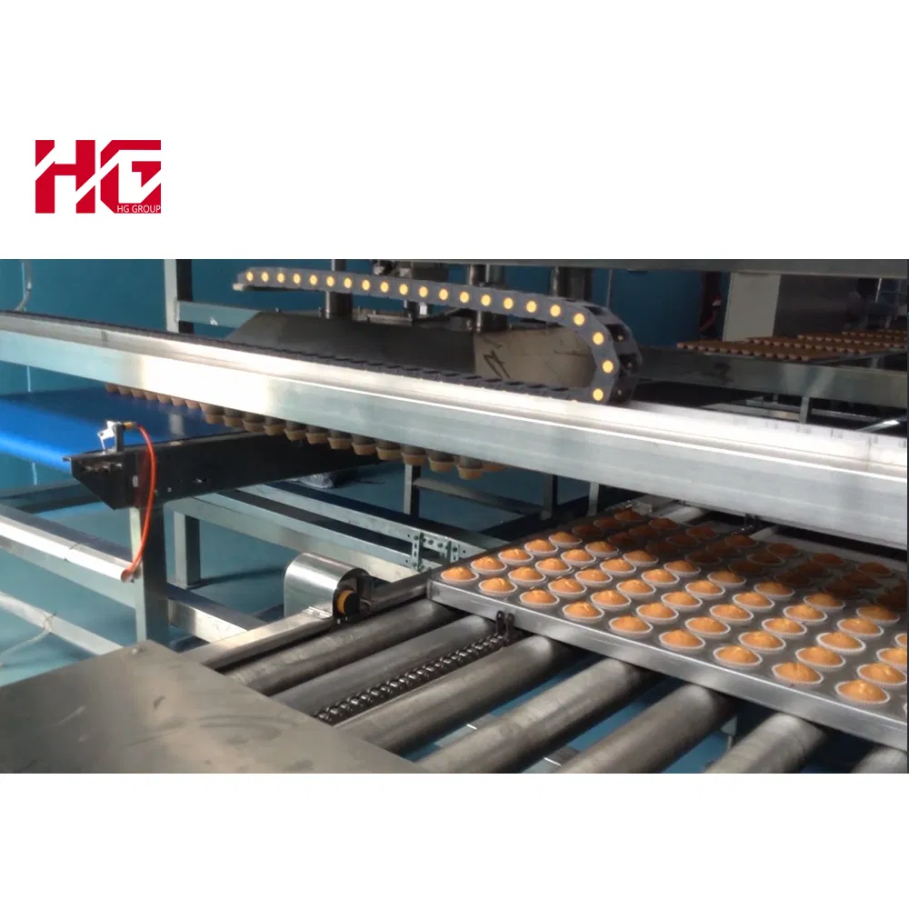 Automatic Industrial Paper Cup Filling Cake Mixer Depositor Making Machine Cake Production Line for Factory