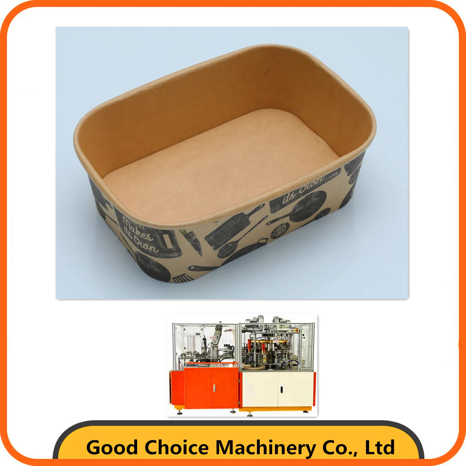 Rectangle Rectangular Paper Cup Making Machine/Square Paper Bowl Forming Machinery