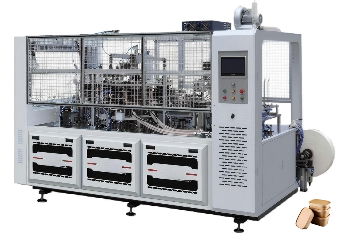 Salad Square Paper Bowl Making Forming Machine for Food Bowl