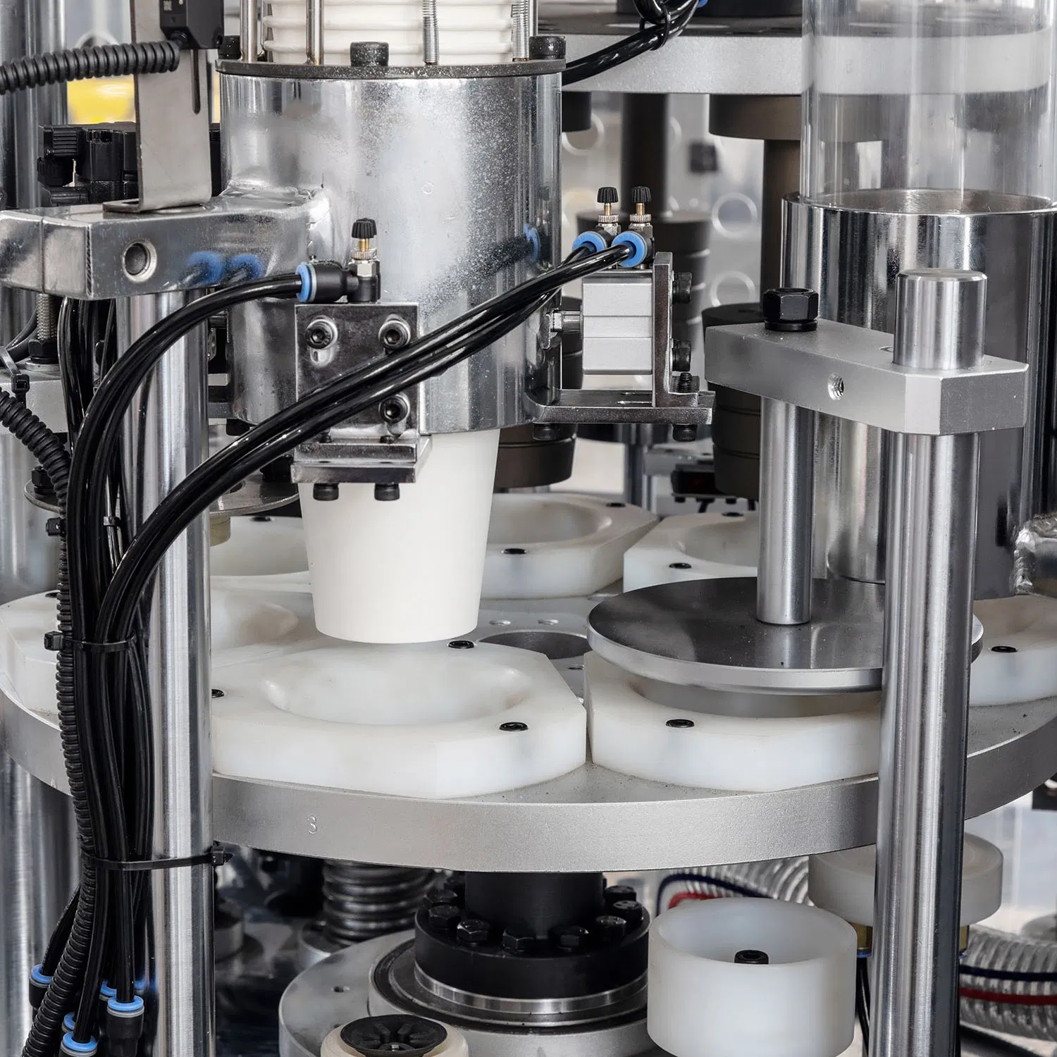 8oz 12oz 16 Oz Custom Logo Printing Disposable Ripple Wall Paper Cup Corrugate Cup Forming Machine Full Servo Paper Cup Making Machine