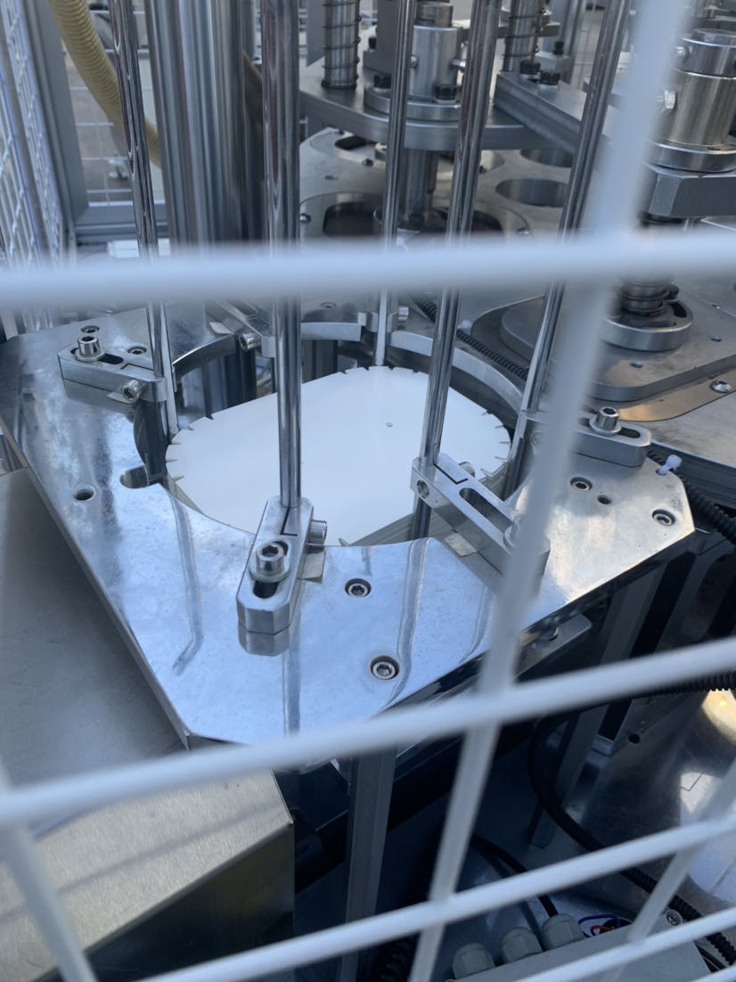 Square Shape Paper Bowl Container Box Lid Forming Machine for Take Away