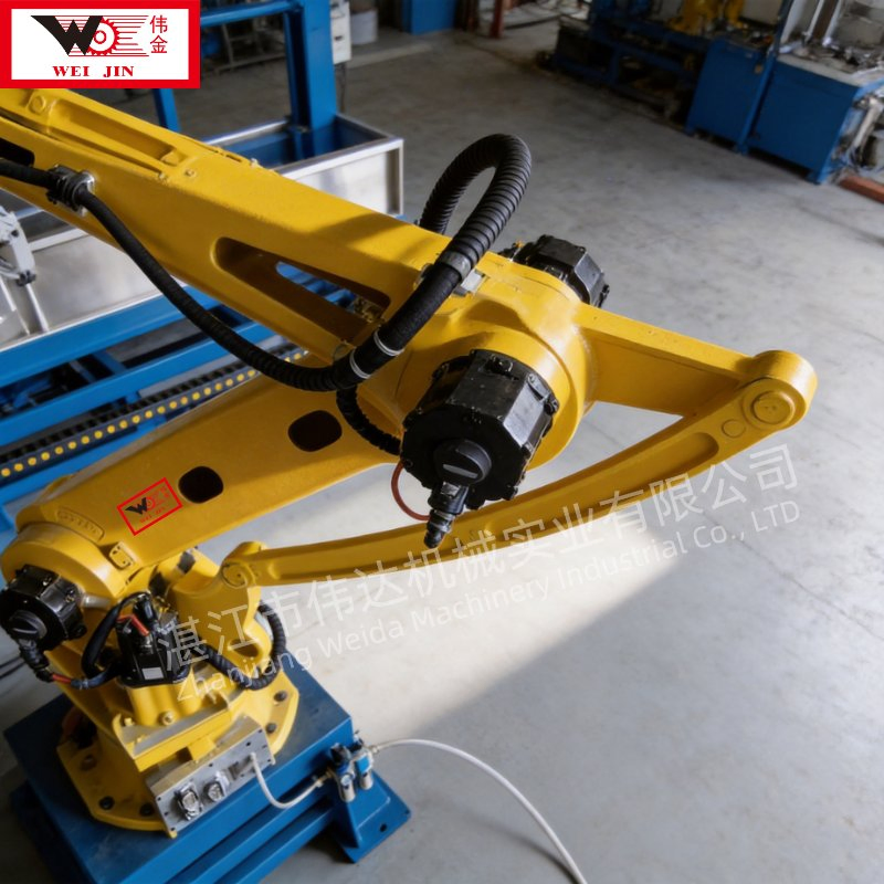 Automatic Rubber Block Handling Robot Arm for Drying Cart Labor-Saving Packing &amp; Stacking Automation Equipment for Natural Rubber Processing