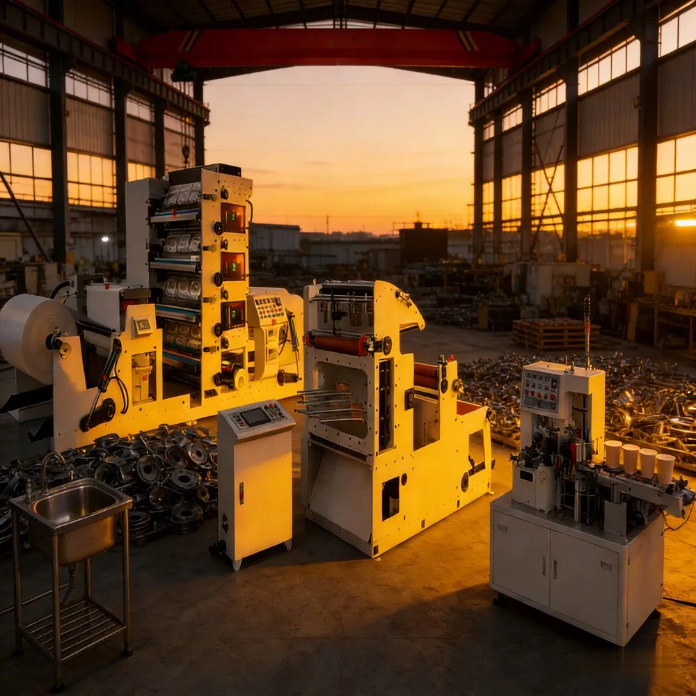 Industrial Paper Cup Production Line Double Wall Cup Making Machine Turnkey Solution China Supplier