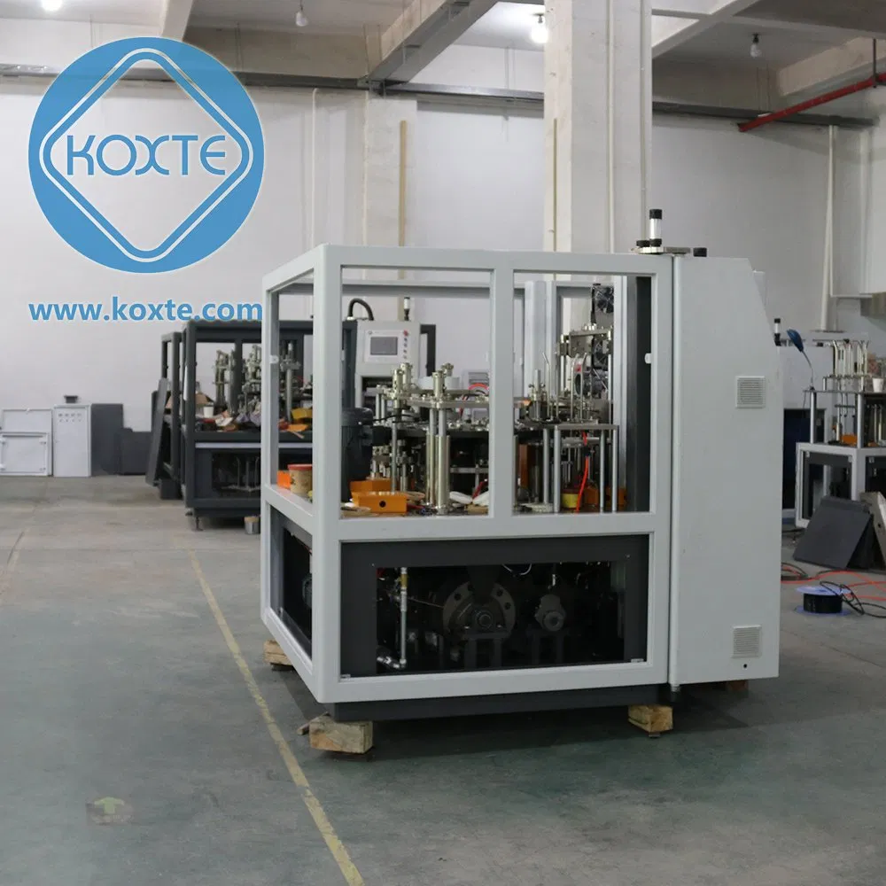 Disposable Hot Paper Cups Ripple Wall Paper Cup and Lid Cover Machine