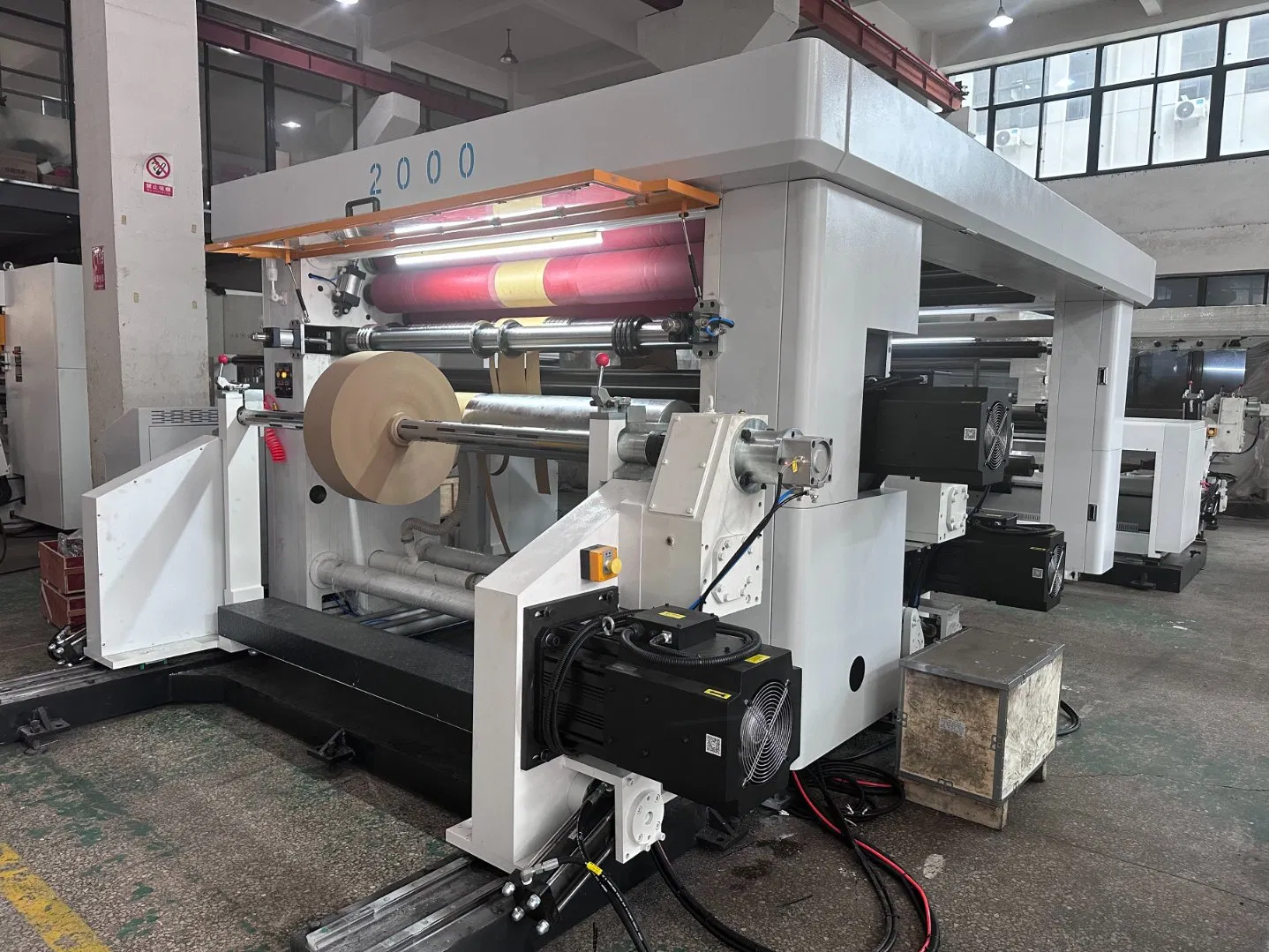 High Speed PE Coated Paper Roll to Rolls Slitting Rewinding Machine for Food Bowls