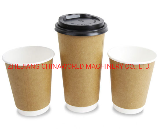 Automatic Double Wall Paper Coffee Cup Making Machine Price Ripple Paper Product Making Machinery