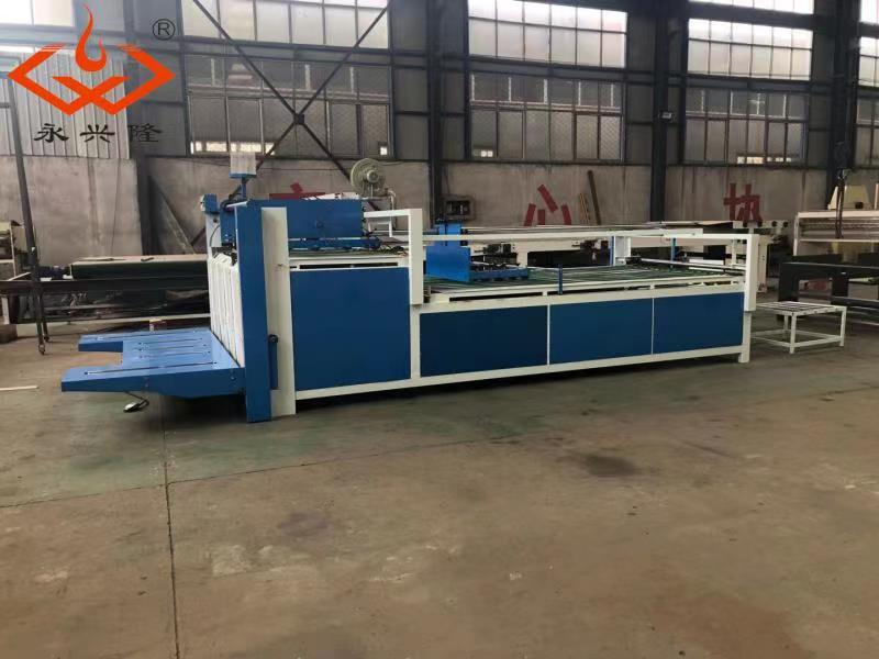 Semi Automatic Anti-Heat Hot Insulated Paper Cup Carton Sleeve Fan Folder Gluer Making Machine