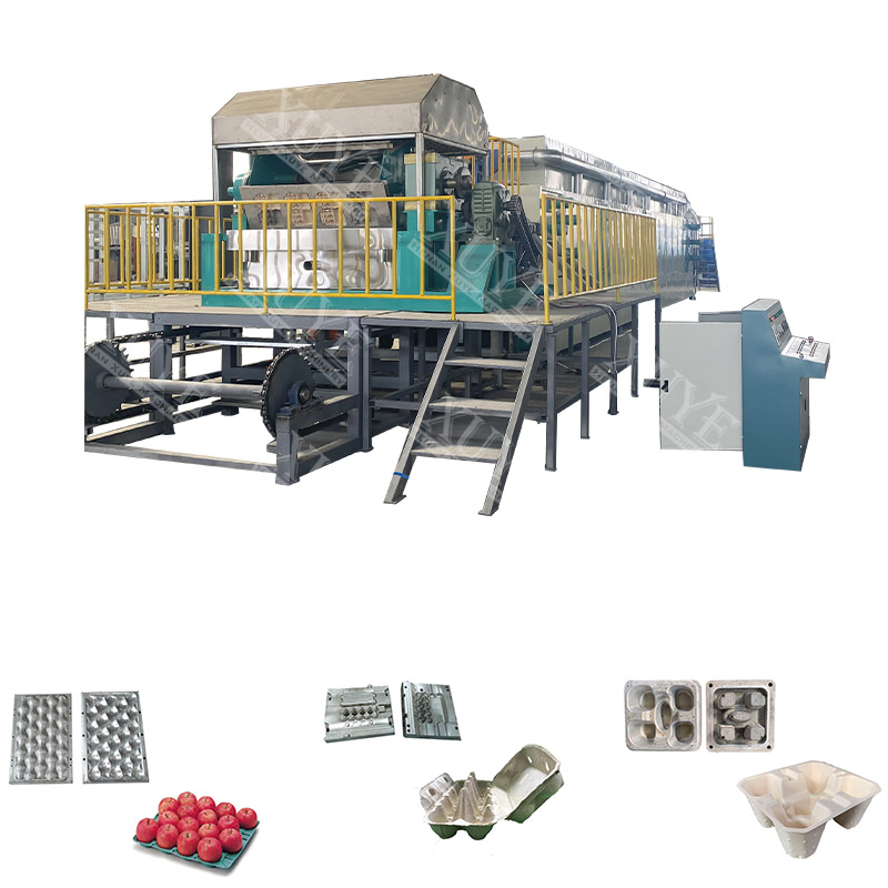 Paper Egg Tray Making Machine Price Waste Paper Recycling Product Line for Egg Crate Cartoon Box Egg Carton Machine Making