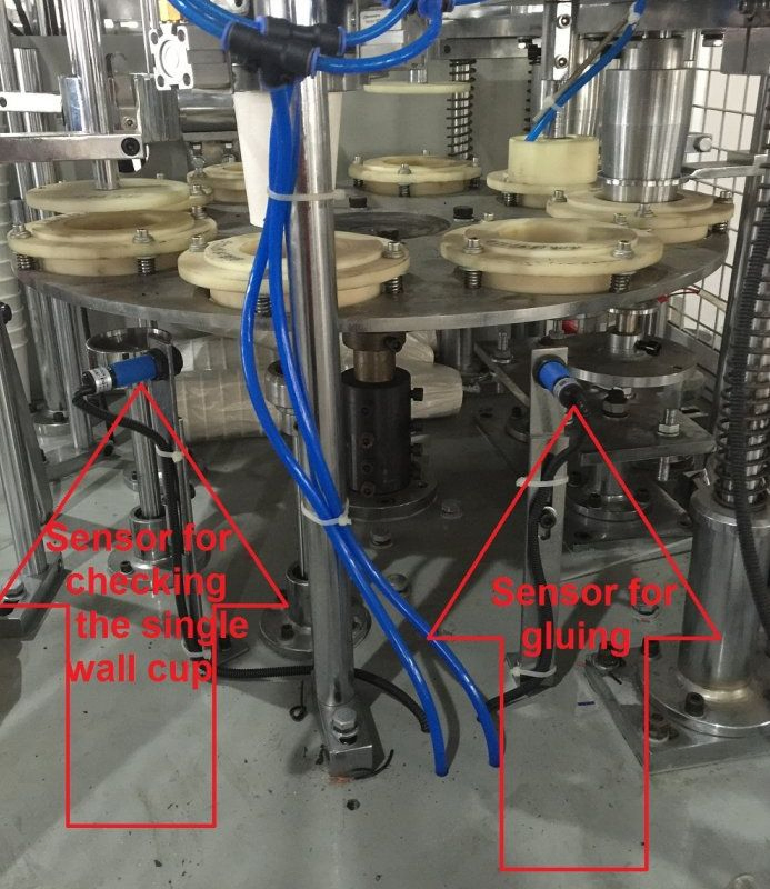 Low-Speed Double Wall Paper Cup Sleeve Machine