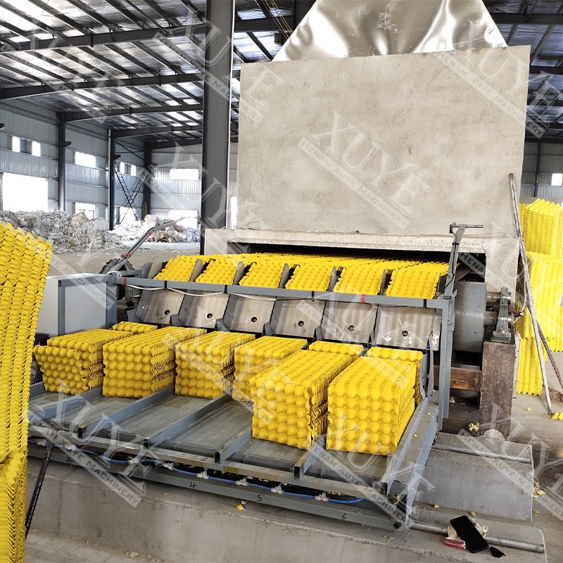 Paper Egg Tray Making Machine Price Waste Paper Recycling Product Line for Egg Crate Cartoon Box Egg Carton Machine Making