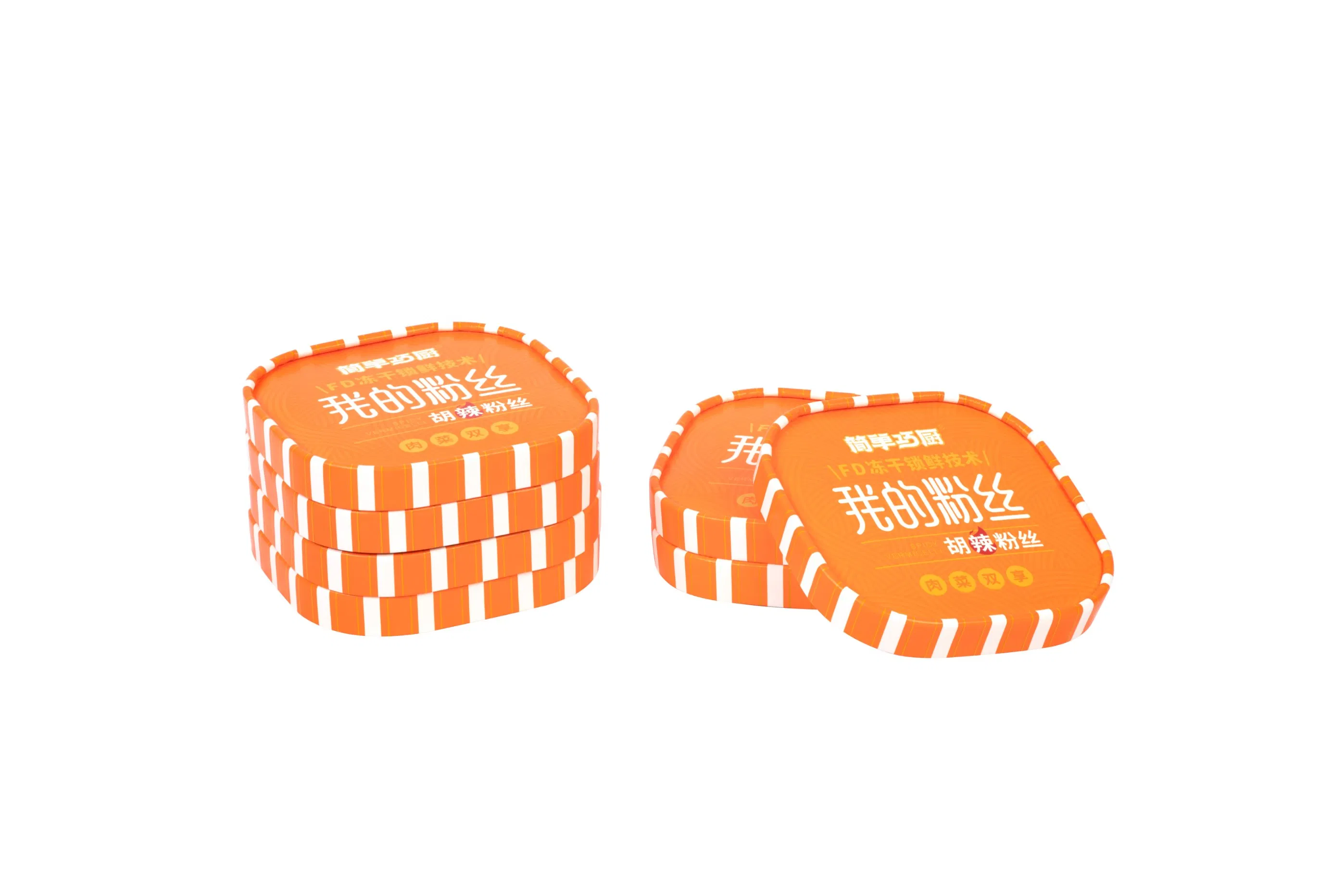 Single Roll Paper Feeding Square Lid Machine Plastic Ring Paper Lid Machine Bowl Lid Forming Machine