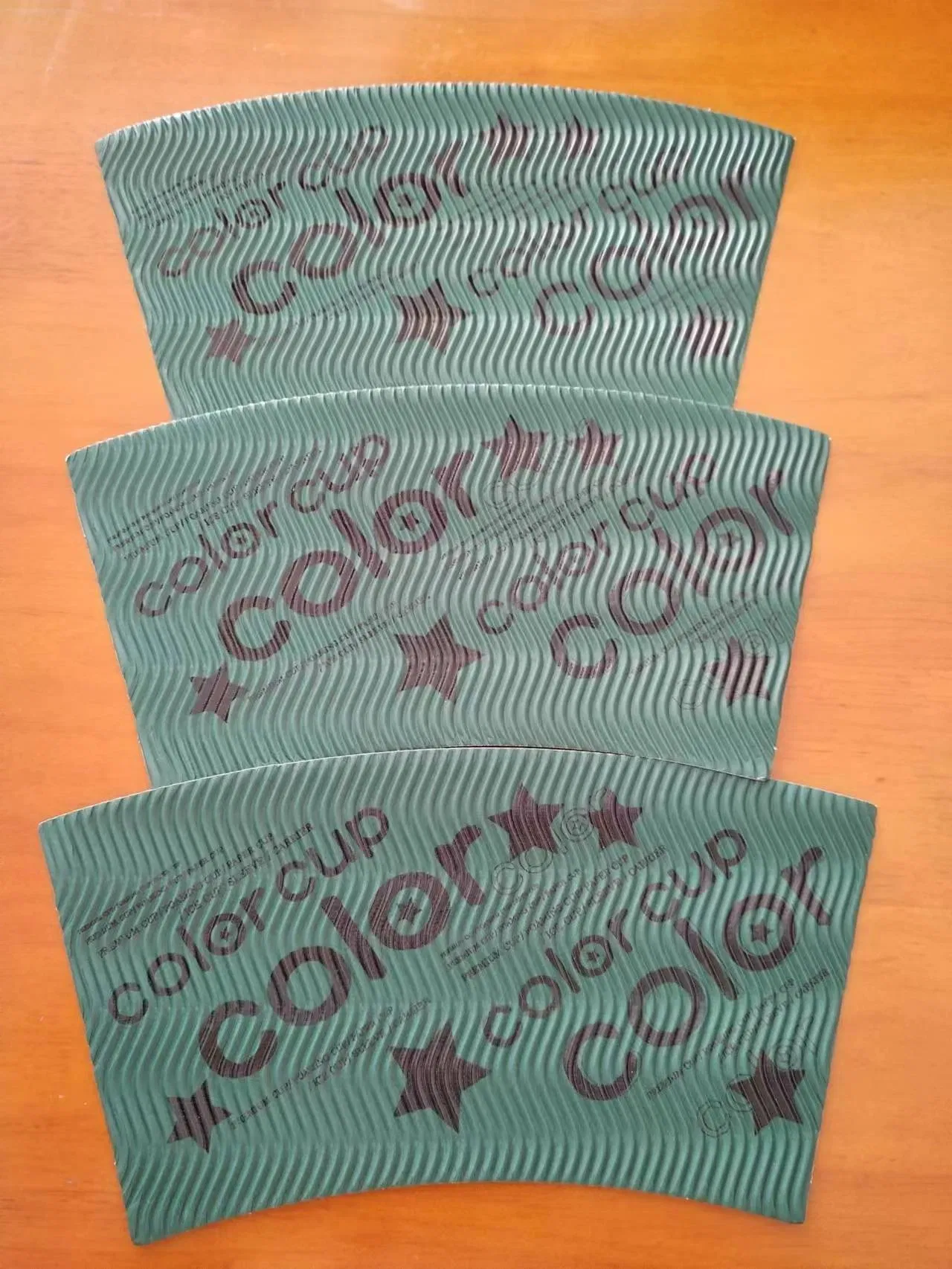 Ppaper Cup Ripple Sleeve Paper Cup Holder Digital Printing Machine