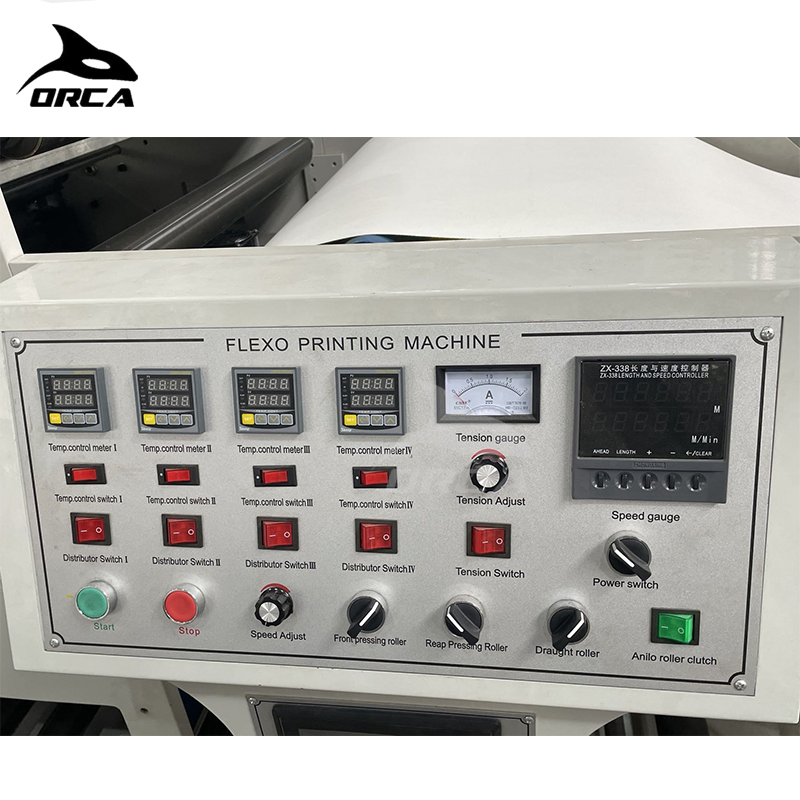 Fully Automatic 4 Color Offset Non-Woven PP Woven Bags Paper Cup Printer Pizza Corrugated Box Printing Machine