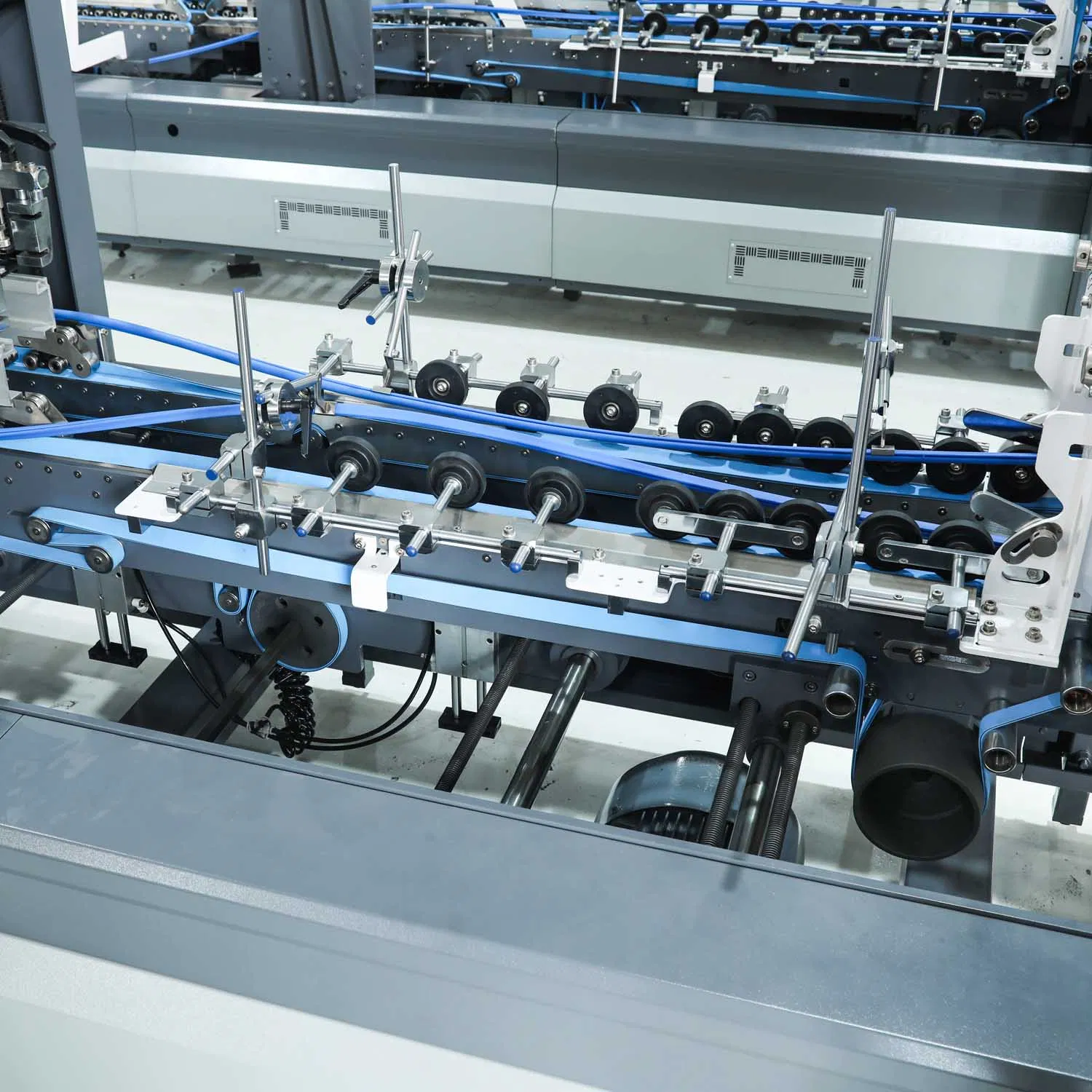 Rolam as Small Paper Medicine Box Folding Gluing Pasting Machine for Coffee Cup Sleeve Air Food Packaging Automatic Double Cardboard Carton Folder Gluer Machine