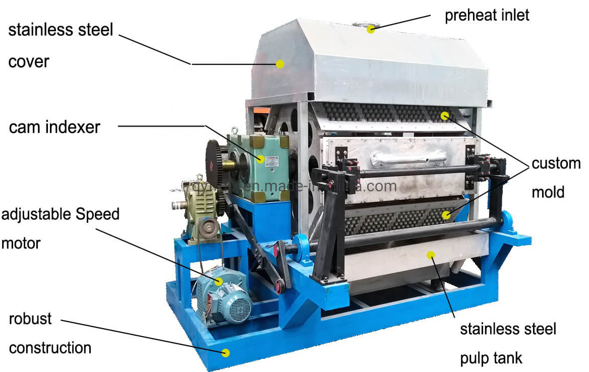 Advanced Egg Tray Making Line for Paper Recycling