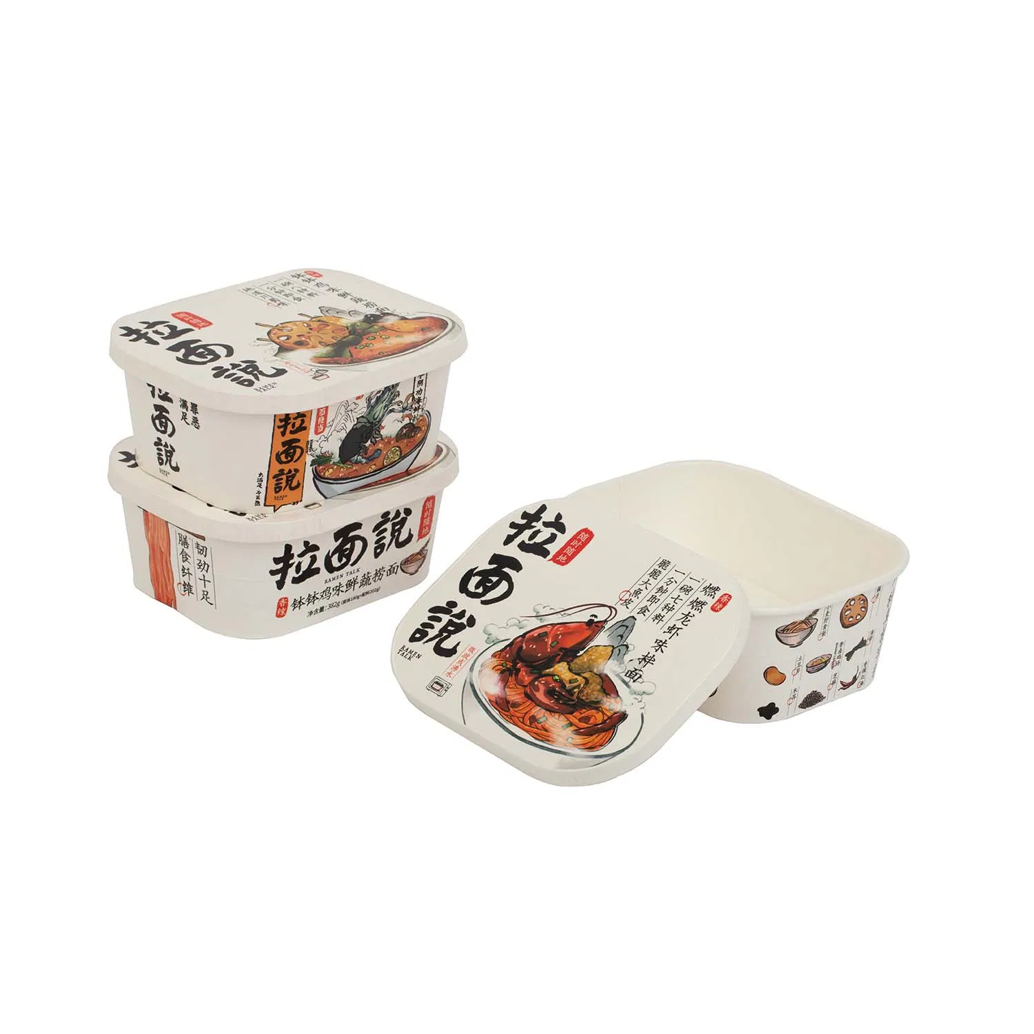 Square Paper Bowl Making Machine with Lids Paper Cover Machine