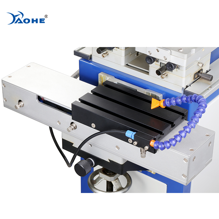 Double Pads Double Color Ink Cup Offset Printing Machine with Shuttle Worktable