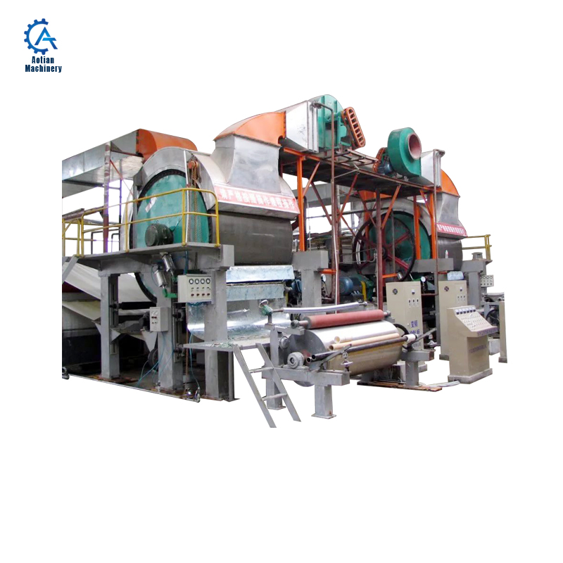 Waste Cardboard and Books Pulp Toilet Paper Making Machine Line
