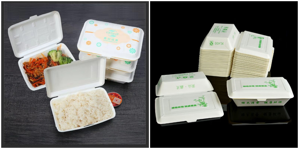 Multifunctional Rice Box Container Erecting Paper Takeaway Food Packaging Box Forming Machine