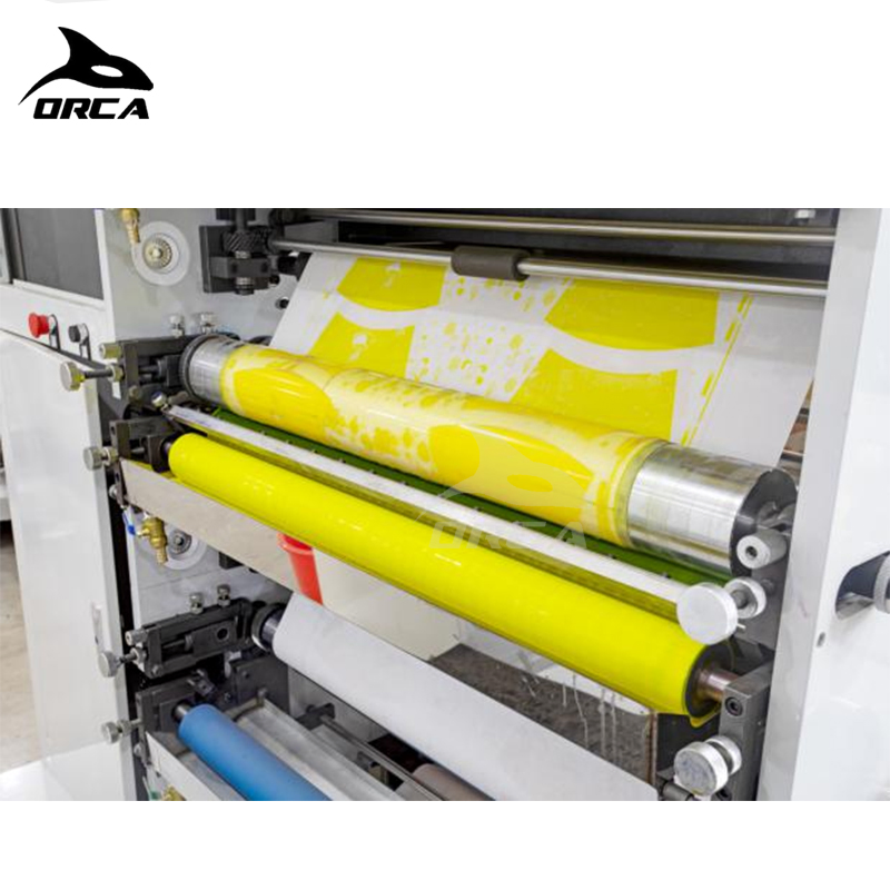 Fully Automatic 4 Color Offset Non-Woven PP Woven Bags Paper Cup Printer Pizza Corrugated Box Printing Machine