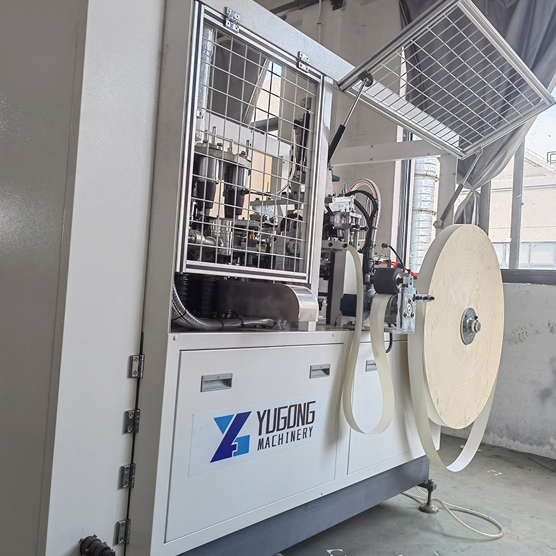 High Speed Fully Automatic Disposable Single Double Wall Coffee Ice Cream Paper Bowl Paper Cup Forming Making Machine for Hot Cold Drink Cup