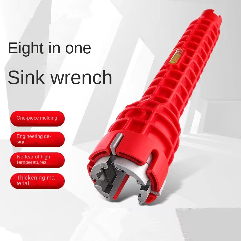 Hot-Selling Eight-in-One Multi-Function Sink Wrench New Water Pipe Faucet Bathroom Installation Tool OEM Customized Support