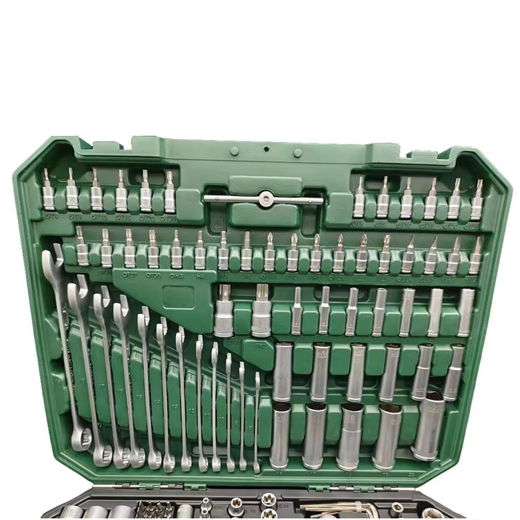216 piece hand tool suit box 24 tooth ratchet wrench socket professional tools mechanical wrench auto mechanical tool suit