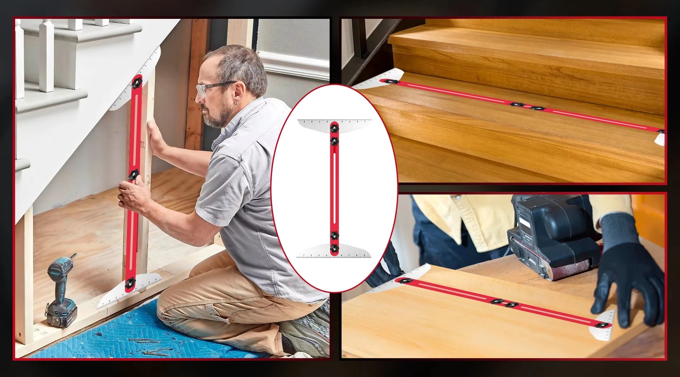 Stair Treads Gauge Template Tool Detail 5