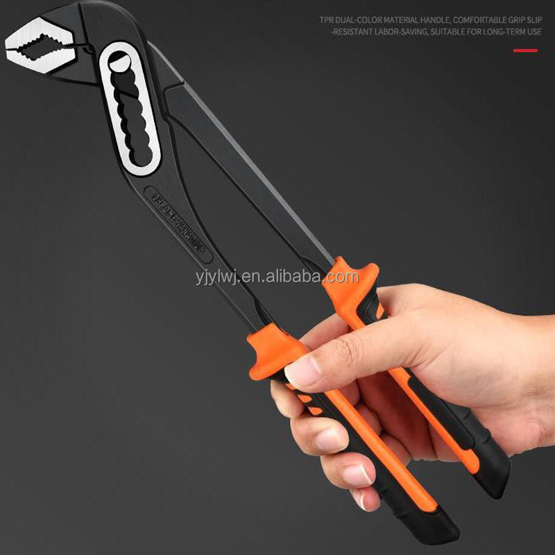 Wholesale Adjustable 8" 10" 12" Industrial Hardware Tools Plumbing Pipe Water Pump Pliers Wrench Rescue Hand Tool