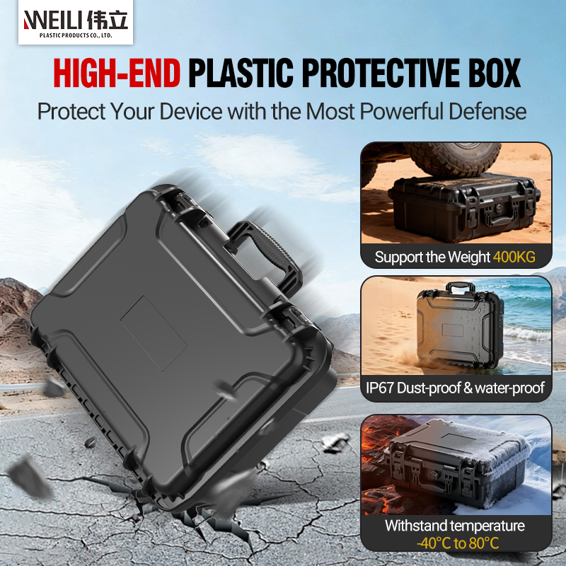 Professional Protection IP67 Waterproof Case For Instrument Equipment Custom Hard Plastic Protective Carry Case Foam Logo OEM