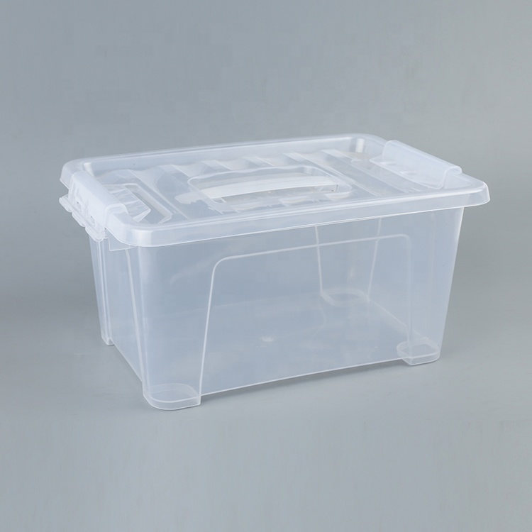 Best Price Large PP Plastic Thickened Lidded 19L Dustproof Multifunction Minimalist Tool Organizer Storage Box Solid Color 10kg