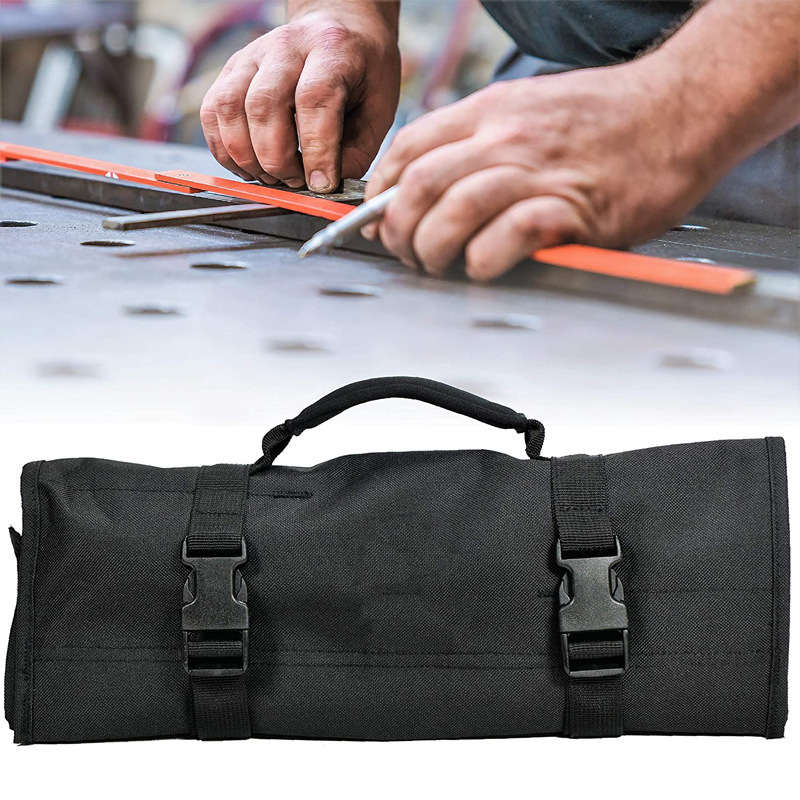 BSCI Manufacturer Easy Carrying Handbag Style Tool Organizer Kit with Shockproof Pouches Durable Oxford Tool Bag