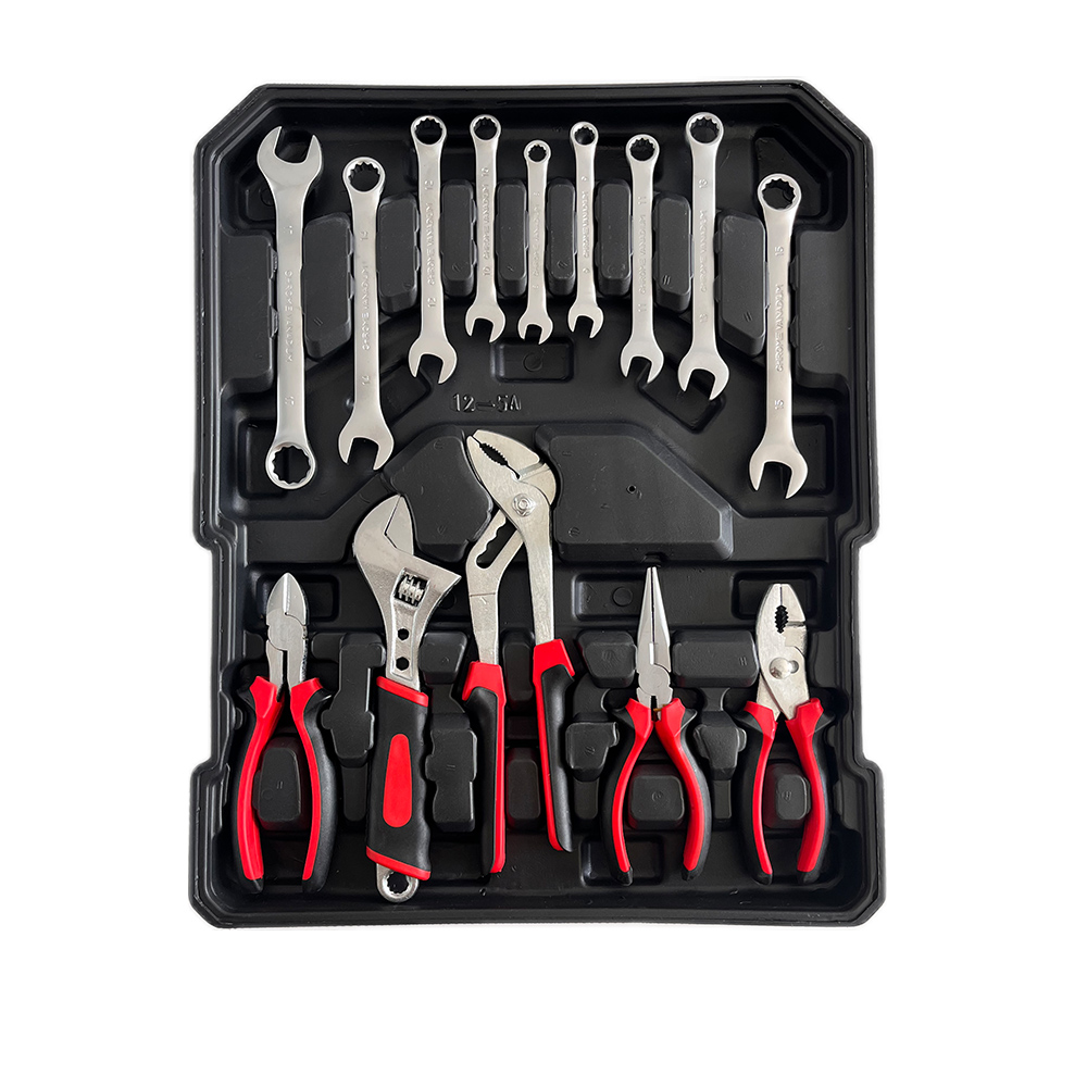 499 Pcs Ferramentas Automotivas Hand Tool Set Complete ToolBox Trolley Aluminum Storage Case Tool Kit Suitcase With Wheels