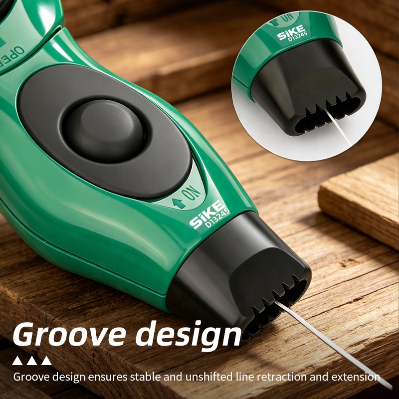 Woodworking Portable Handheld Chalk Line Ink Reel Carpenter Layout Measuring Tool