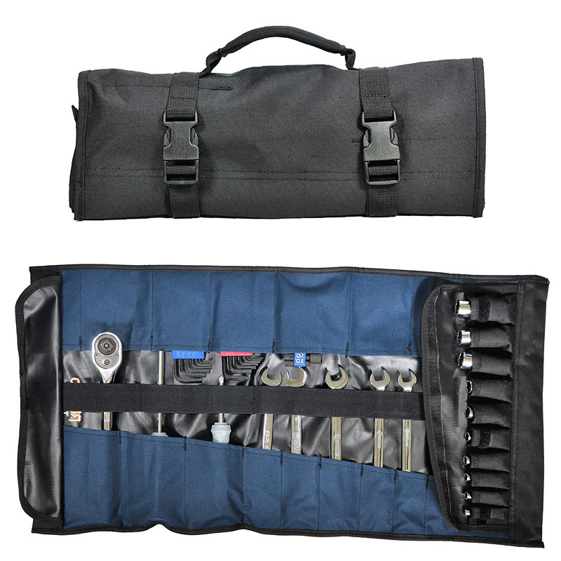 BSCI Manufacturer Easy Carrying Handbag Style Tool Organizer Kit with Shockproof Pouches Durable Oxford Tool Bag