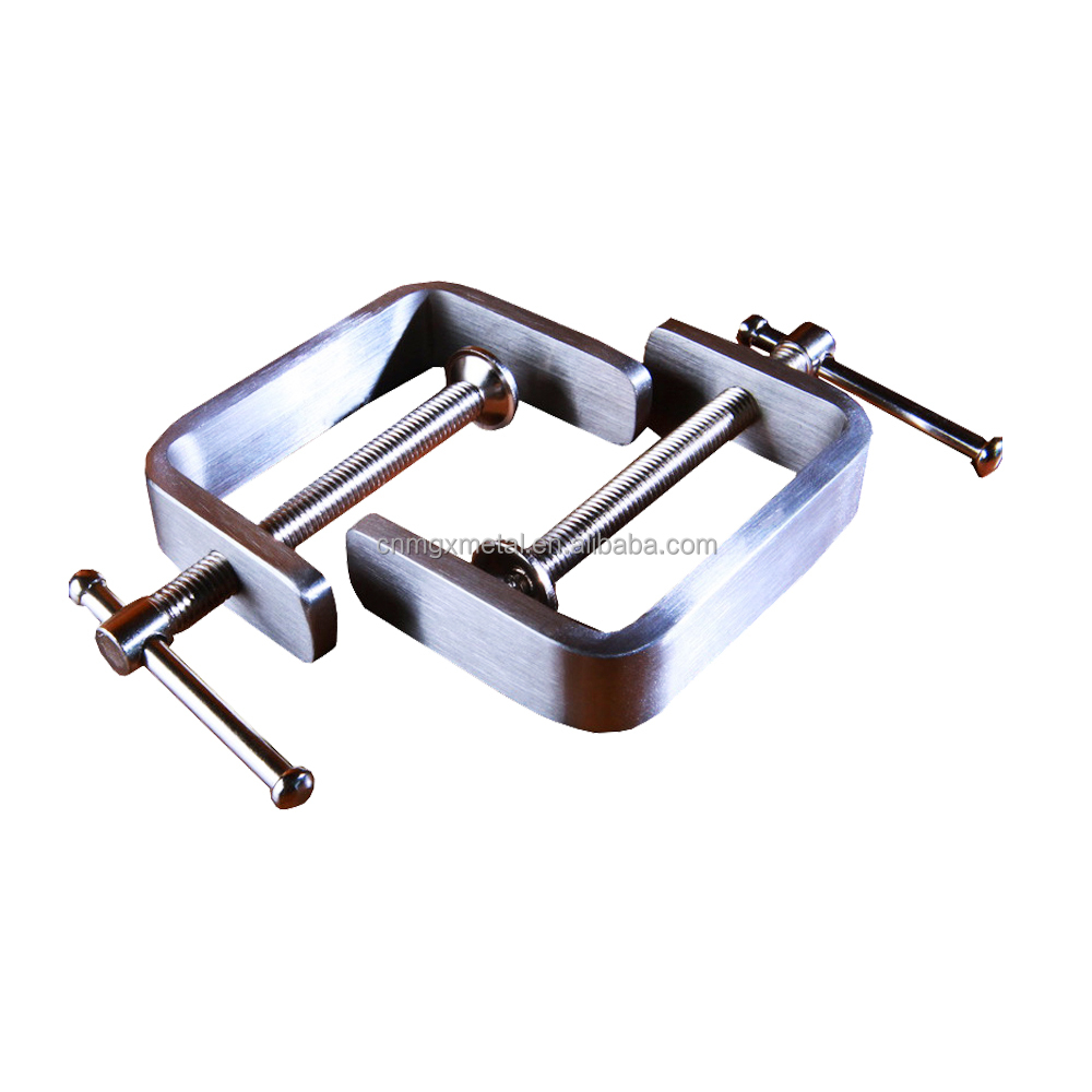 High Quality Brushing Stainless Steel Table G Clamp for Woodworking